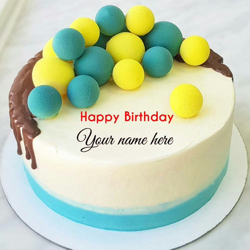 Happy Birthday Wishes Cake With Name For Brother