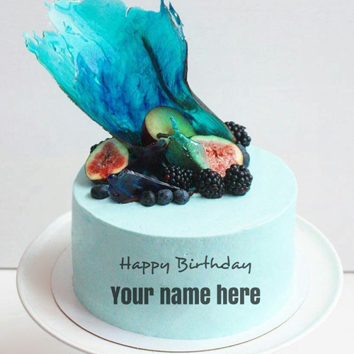 Birthday Wishes Fruit Cake With Friend Name