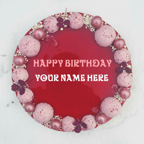 Write Name On Yummy Birthday Cake For Brother