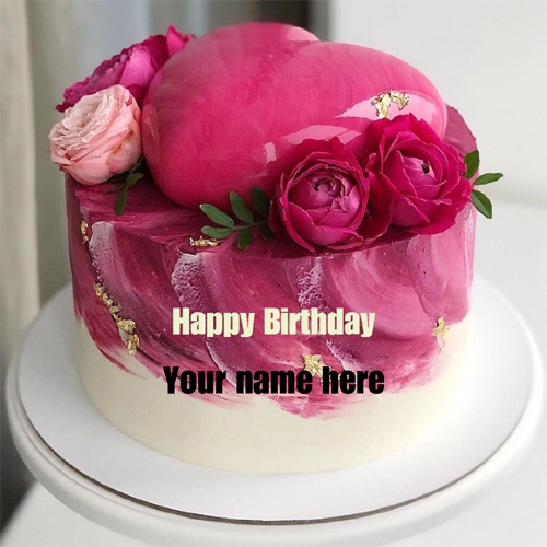 Beautiful Birthday Cake With Name On It Download