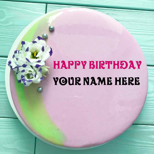 Birthday Cake For Friend With Name On It