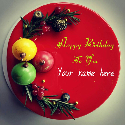 Happy Birthday To You Cake With Name For Father
