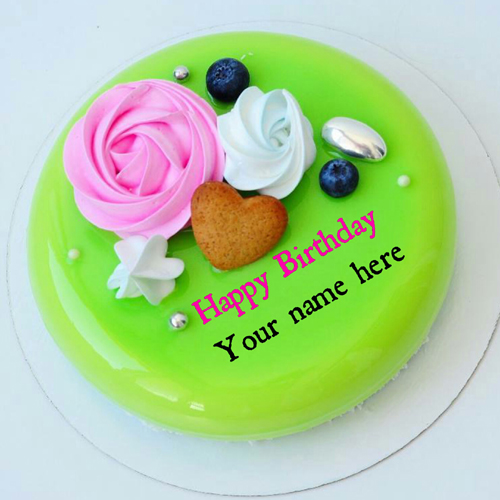 Happy Birthday Wishes Cake With Name For Mom