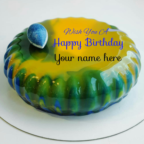 Creative Birthday Cake For Father With Name On It